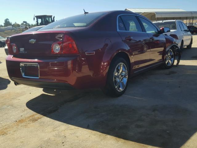 1G1ZD5E12BF210635 - 2011 CHEVROLET MALIBU 2LT RED photo 4