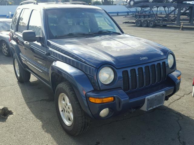 1J8GL58KX2W264067 - 2002 JEEP LIBERTY LI BLUE photo 1