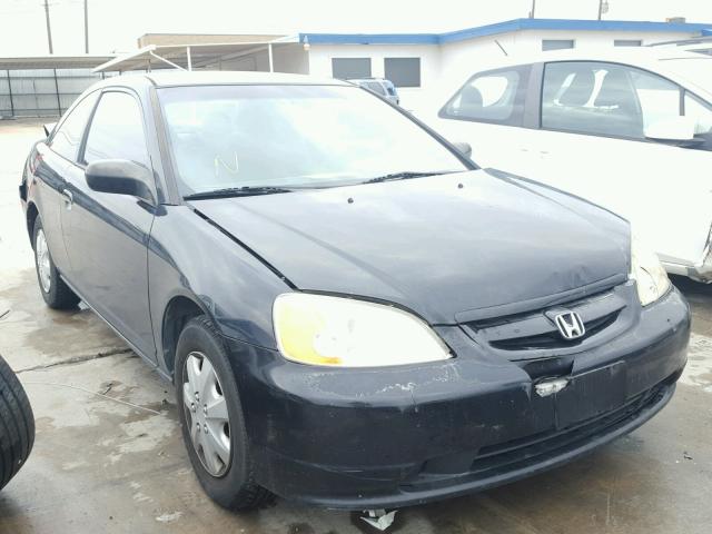 1HGEM22583L085558 - 2003 HONDA CIVIC LX BLACK photo 1