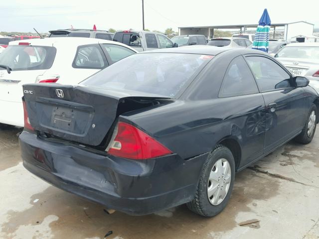 1HGEM22583L085558 - 2003 HONDA CIVIC LX BLACK photo 4