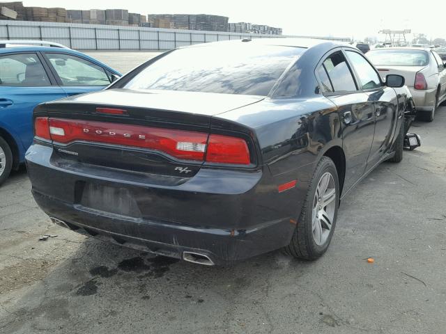 2C3CDXCT2EH141319 - 2014 DODGE CHARGER R/ BLACK photo 4