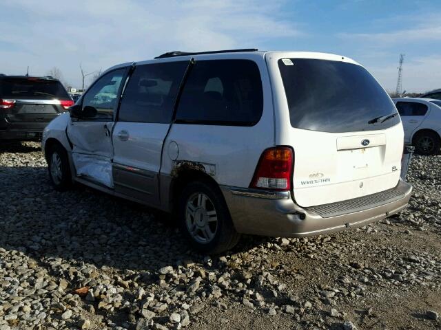 2FMDA564X3BA49114 - 2003 FORD WINDSTAR S WHITE photo 3