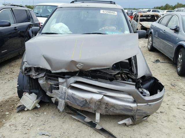 4N2ZN15T91D816679 - 2001 NISSAN QUEST GXE BROWN photo 7