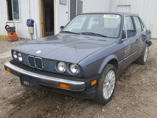 WBAAC7408F0675602 - 1985 BMW 318 I BLUE photo 2