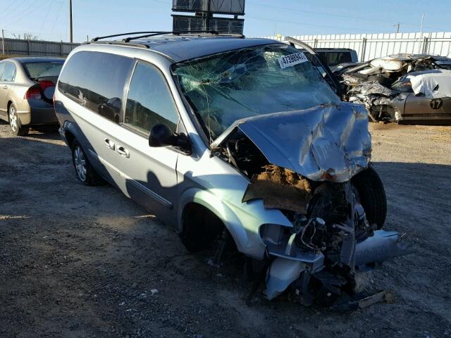 2A4GP54L26R757308 - 2006 CHRYSLER TOWN & COU BLUE photo 1