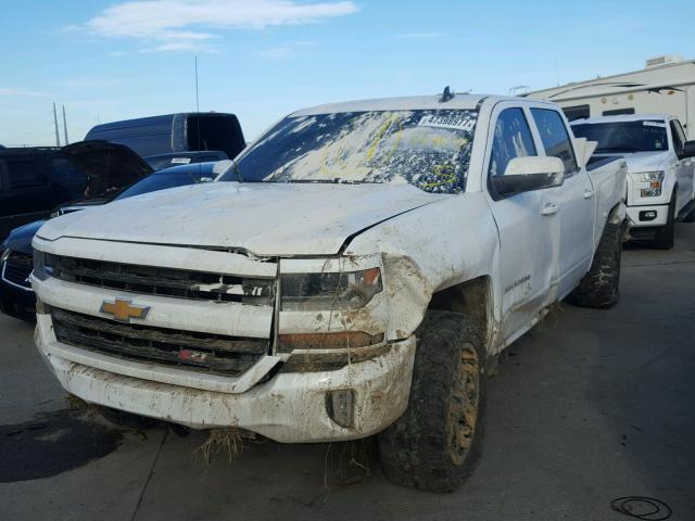 3GCUKREC4GG314274 - 2016 CHEVROLET SILVERADO WHITE photo 2