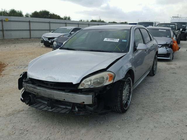 2G1WB57K191322309 - 2009 CHEVROLET IMPALA LS SILVER photo 2