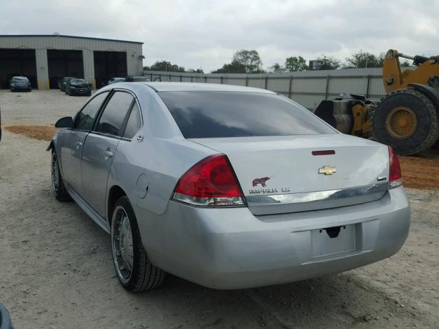 2G1WB57K191322309 - 2009 CHEVROLET IMPALA LS SILVER photo 3