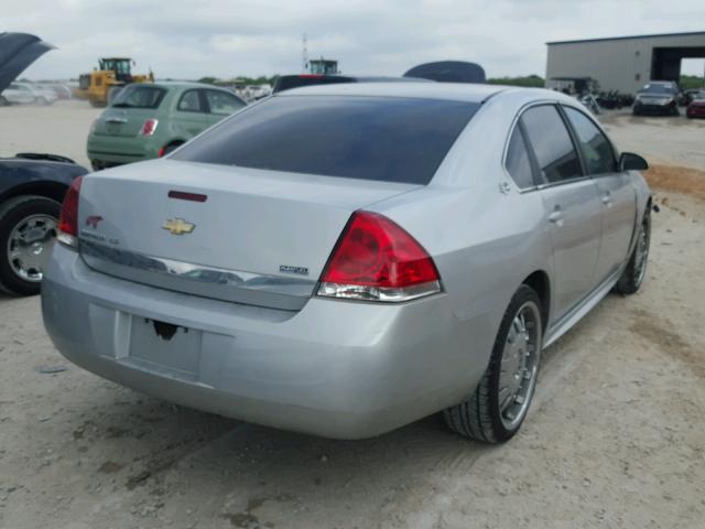 2G1WB57K191322309 - 2009 CHEVROLET IMPALA LS SILVER photo 4