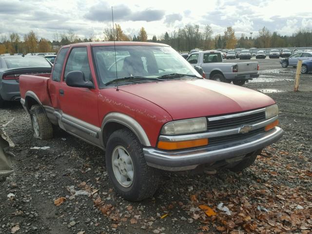 1GCDT19X4W8118402 - 1998 CHEVROLET S TRUCK S1 RED photo 1