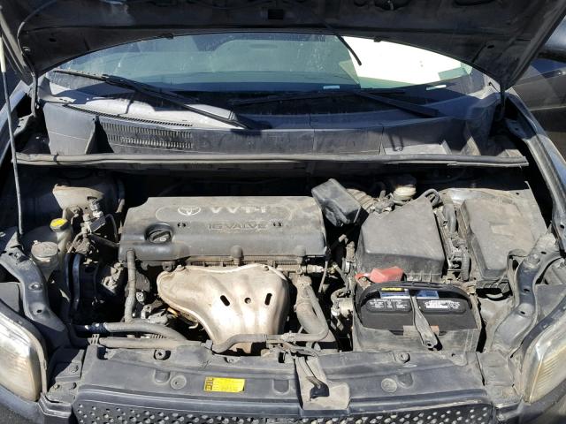 JTLKE50E781026849 - 2008 SCION XB BLACK photo 7