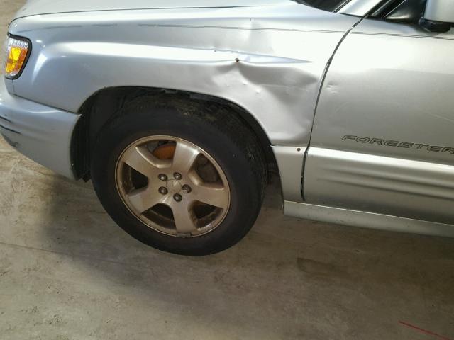 JF1SF65622H753448 - 2002 SUBARU FORESTER S Gümüş foto 9