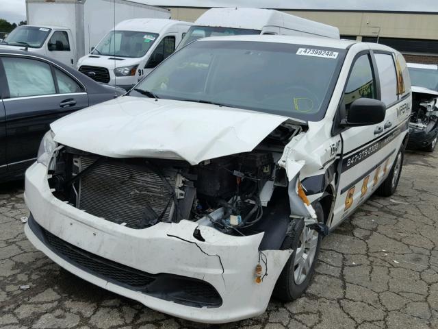 2C4JDGAG2CR417174 - 2012 DODGE RAM VAN WHITE photo 2