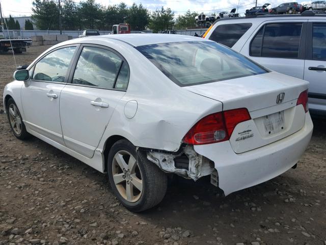 1HGFA16897L114597 - 2007 HONDA CIVIC EX WHITE photo 3
