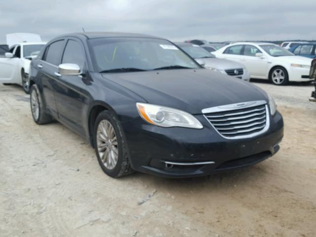 1C3BC2FG1BN582250 - 2011 CHRYSLER 200 LIMITE BLACK photo 1