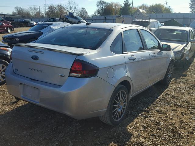 1FAHP3GNXBW165447 - 2011 FORD FOCUS SES SILVER photo 4