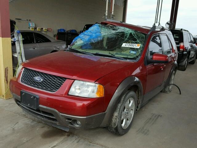 1FMZK02187GA08819 - 2007 FORD FREESTYLE RED photo 2