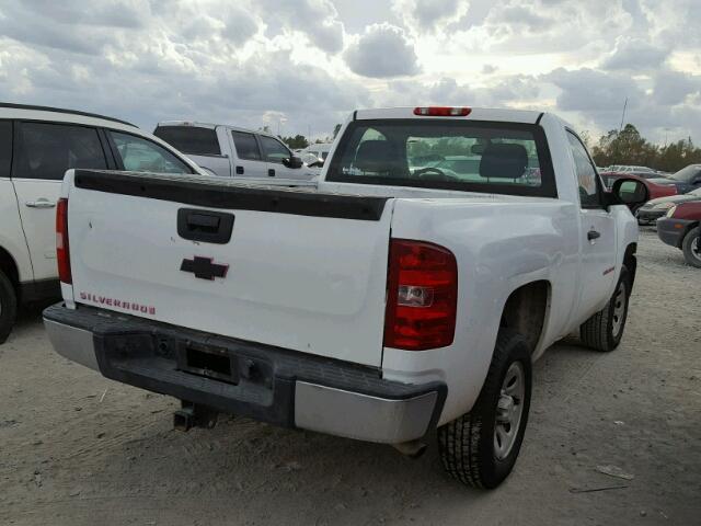 1GCEC14C09Z200084 - 2009 CHEVROLET SILVERADO WHITE photo 4