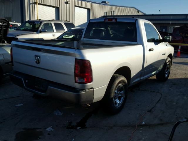 1D3HB16K69J510279 - 2009 DODGE RAM 1500 SILVER photo 4