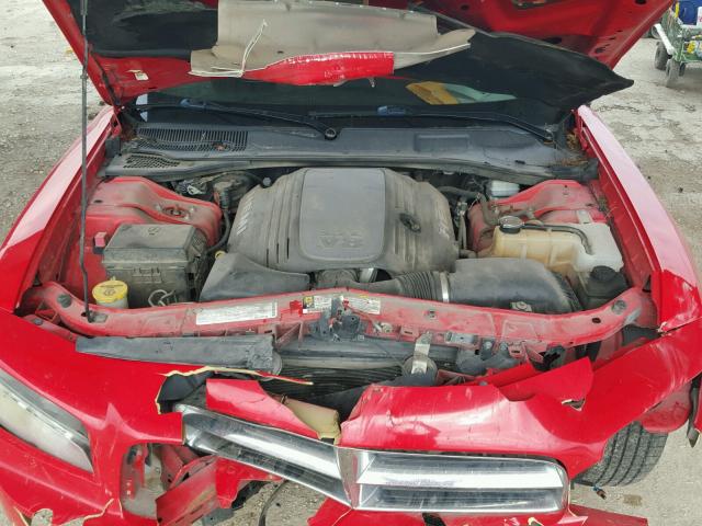 2B3KA53T69H553089 - 2009 DODGE CHARGER R/ RED photo 7