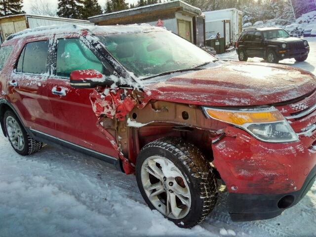 1FMHK8F82CGA22064 - 2012 FORD EXPLORER L RED photo 9