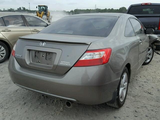 2HGFG12978H554703 - 2008 HONDA CIVIC EXL GRAY photo 4