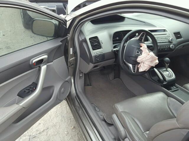 2HGFG12978H554703 - 2008 HONDA CIVIC EXL GRAY photo 9