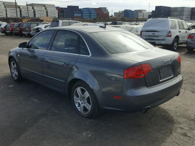 WAUAF78E56A239281 - 2006 AUDI A4 2 GRAY photo 3