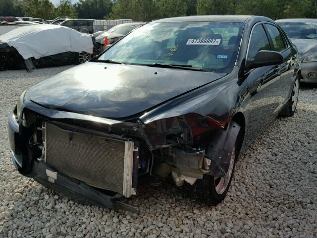 1G1ZG57B394231139 - 2009 CHEVROLET MALIBU LS BLACK photo 2