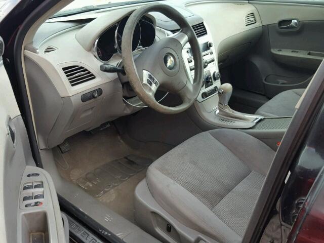 1G1ZG57B394231139 - 2009 CHEVROLET MALIBU LS BLACK photo 9