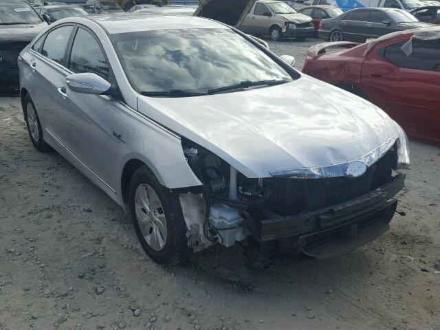 KMHEC4A44DA064575 - 2013 HYUNDAI SONATA HYB SILVER photo 1