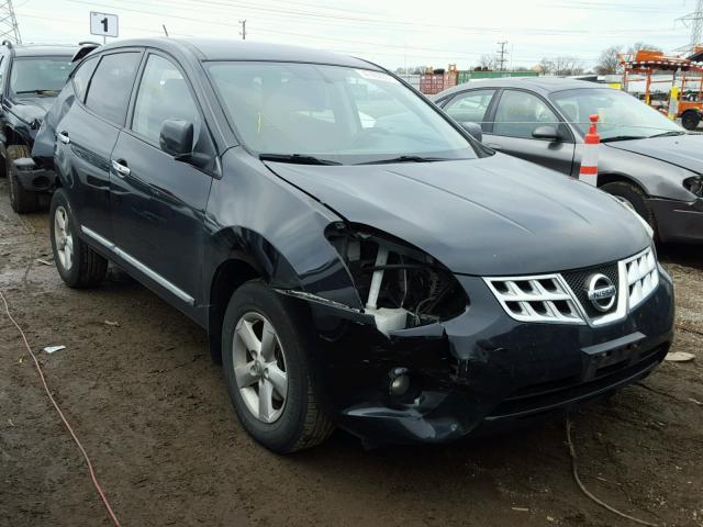 JN8AS5MT4DW538899 - 2013 NISSAN ROGUE S BLACK photo 1