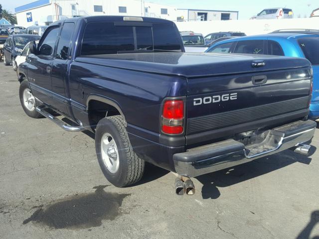 3B7HC13Z6XG226768 - 1999 DODGE RAM 1500 PURPLE photo 3