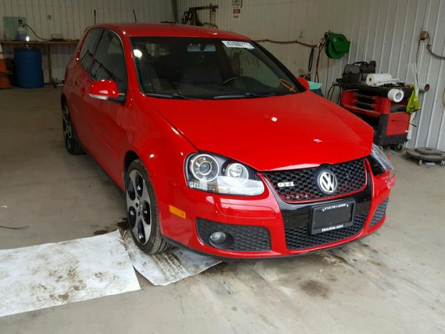 WVWFV71KX7W284250 - 2007 VOLKSWAGEN NEW GTI FA RED photo 1