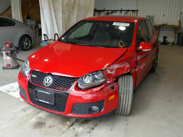 WVWFV71KX7W284250 - 2007 VOLKSWAGEN NEW GTI FA RED photo 2