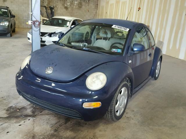 3VWCC21C2XM418458 - 1999 VOLKSWAGEN NEW BEETLE Mavi foto 2
