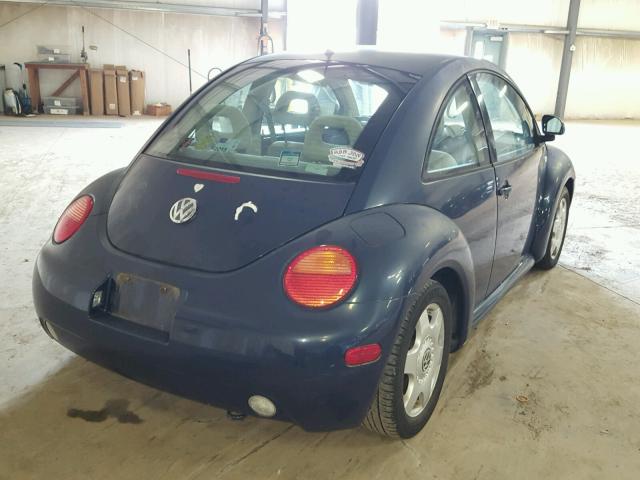 3VWCC21C2XM418458 - 1999 VOLKSWAGEN NEW BEETLE Mavi foto 4