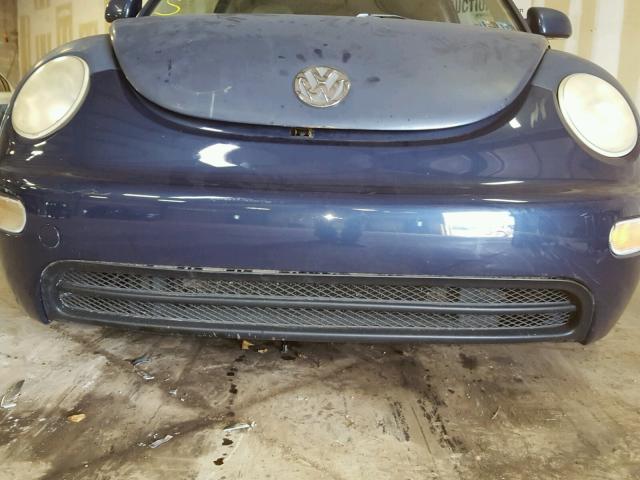 3VWCC21C2XM418458 - 1999 VOLKSWAGEN NEW BEETLE Mavi foto 9