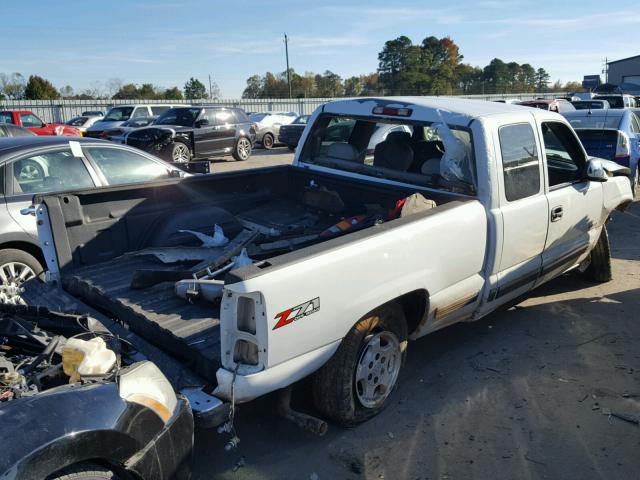 2GCEK19T521333885 - 2002 CHEVROLET SILVERADO WHITE photo 4