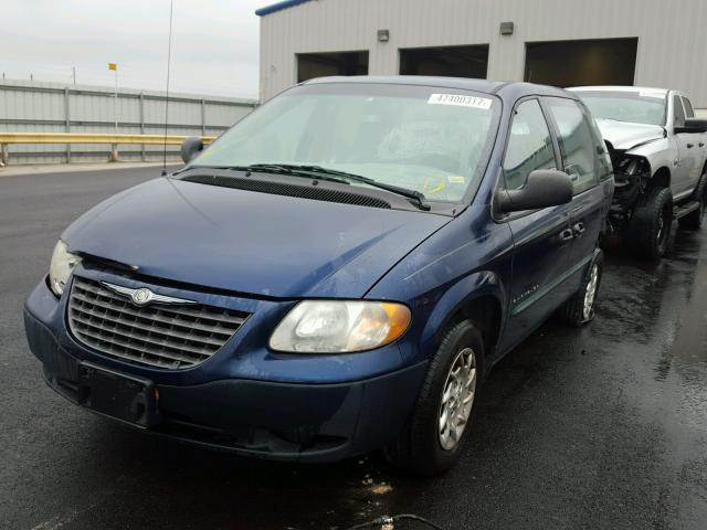 1C4GJ25371B229517 - 2001 CHRYSLER VOYAGER BLUE photo 2