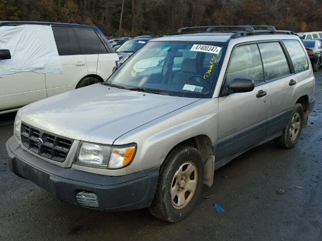 JF1SF6353YH731901 - 2000 SUBARU FORESTER L GRAY photo 2