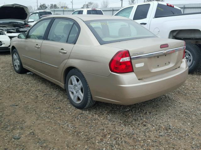 1G1ZT51886F159332 - 2006 CHEVROLET MALIBU LT GOLD photo 3