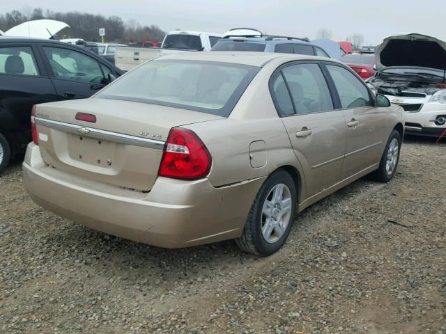 1G1ZT51886F159332 - 2006 CHEVROLET MALIBU LT GOLD photo 4