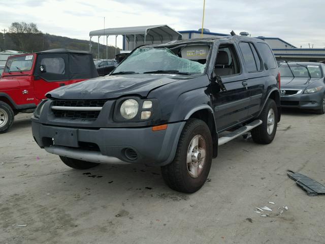 5N1ED28TX3C658573 - 2003 NISSAN XTERRA XE BLACK photo 2