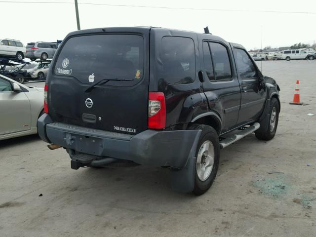 5N1ED28TX3C658573 - 2003 NISSAN XTERRA XE BLACK photo 4