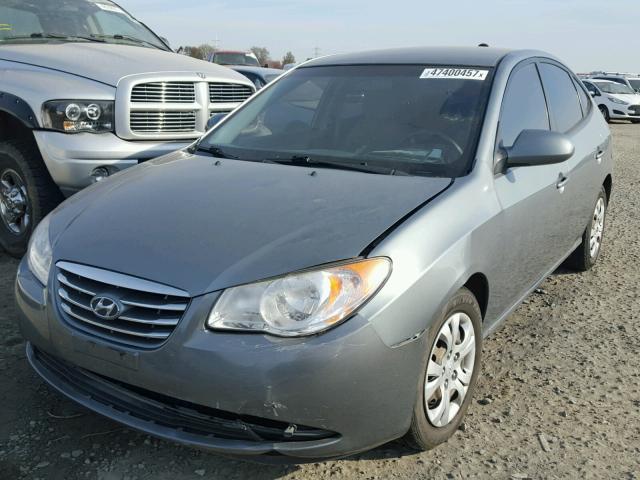 KMHDU4AD3AU943116 - 2010 HYUNDAI ELANTRA BL GRAY photo 2