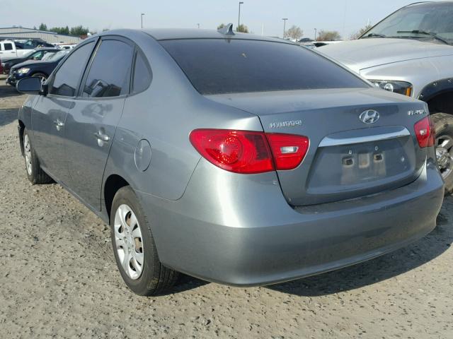 KMHDU4AD3AU943116 - 2010 HYUNDAI ELANTRA BL GRAY photo 3