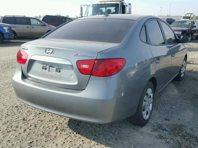 KMHDU4AD3AU943116 - 2010 HYUNDAI ELANTRA BL GRAY photo 4