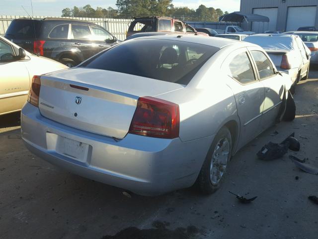 2B3KA43G87H865389 - 2007 DODGE CHARGER SE SILVER photo 4