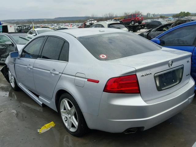 19UUA66254A043079 - 2004 ACURA TL SILVER photo 3